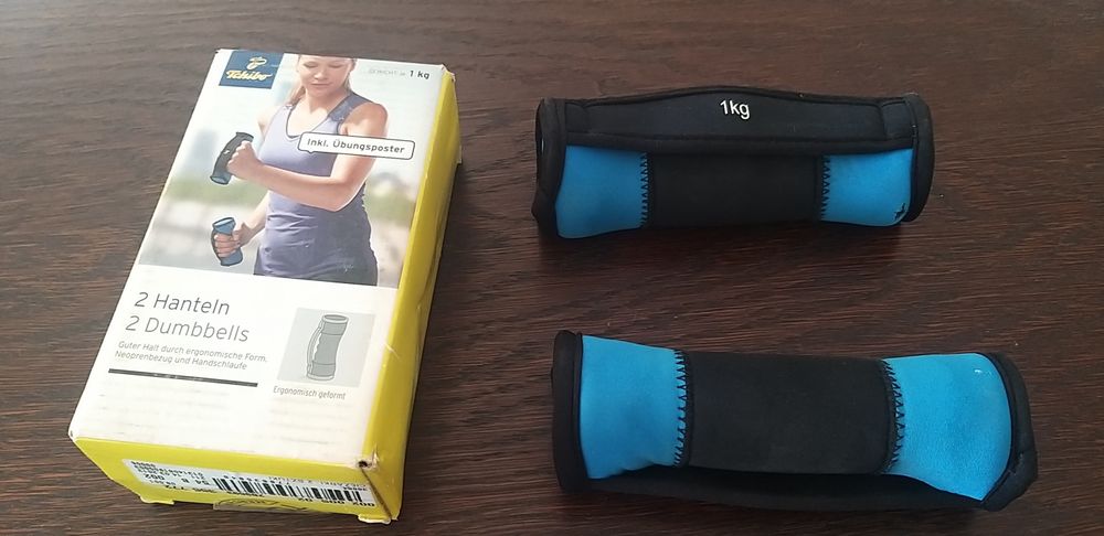 Ciężarki 1 kg, hantelki 1 kg
