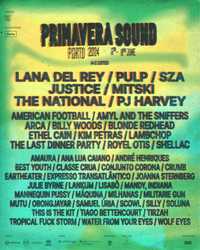 2 passes gerais para o primavera sounds 2024