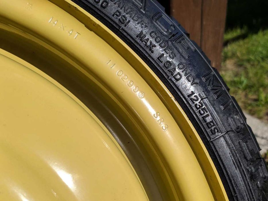 Koło zapasowe dojazdowe Dunlop Honda Civic 6