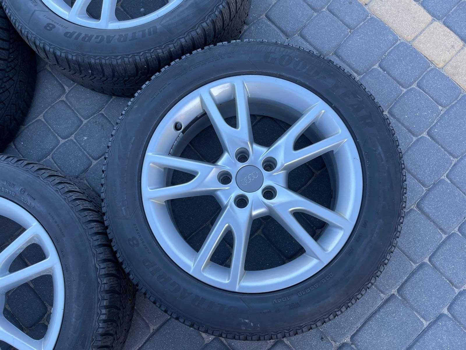 Koła Alufelgi 5x112 18" Audi A6 c7 C6 A4 B8 B9 Goodyear Zima 235/55r18