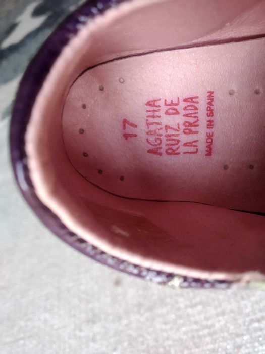 Buty buciki Agatha Ruiz De La Prada rozm.17 nowe dla niemowlaka