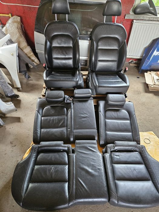 Skoda Superb II kombi fotel kierowcy pasażera lewy prawy kanapa skóra