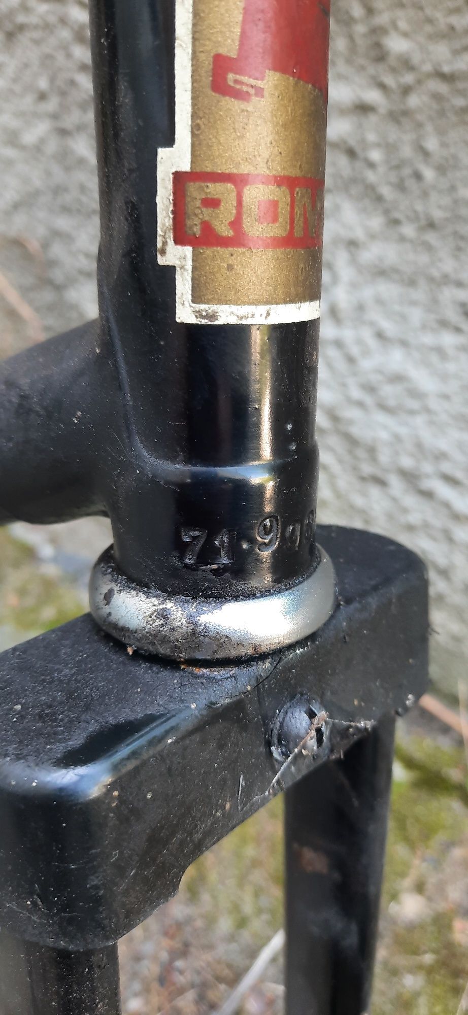 Rama roweru Romet Ambasador z roku 1971 z PRL
