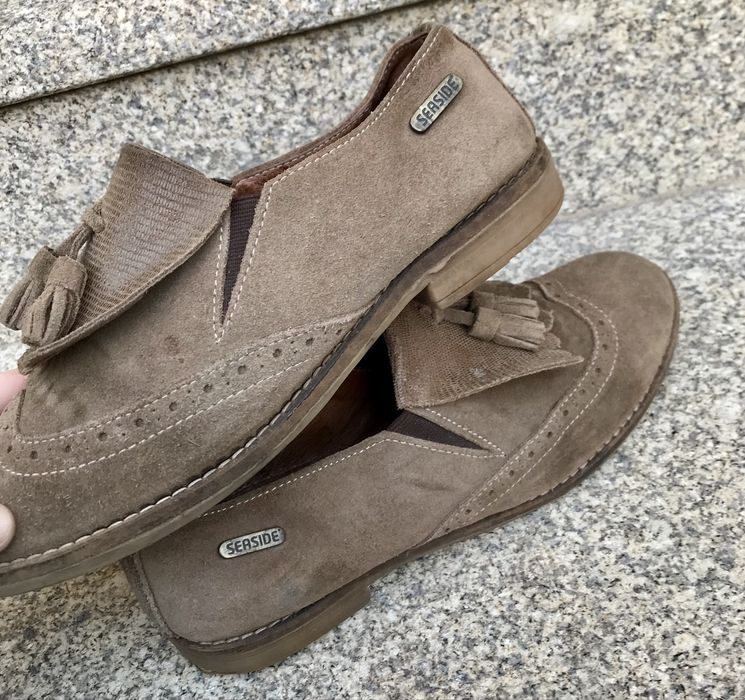 Sapatos rasos castanhos (Seaside, tamanho 37)