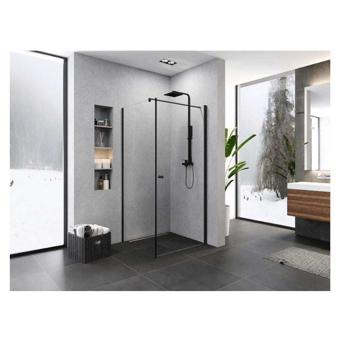 New Trendy kabina prysznicowa Superia Black 90X80