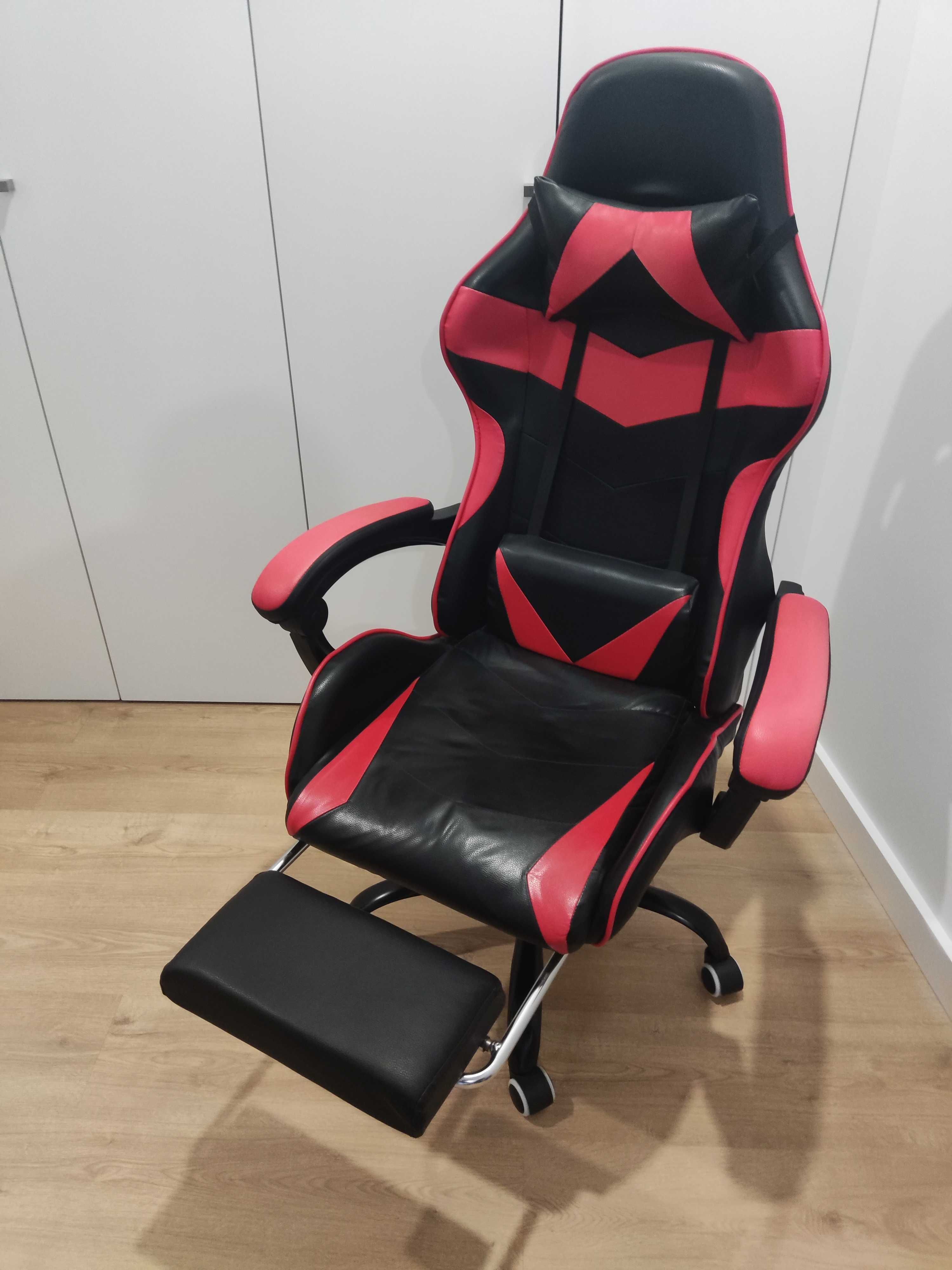 Cadeira Gaming vermelho e preto