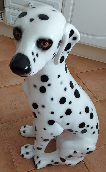CÃO DALMATA,LOIÇA ORIGINAL BARCELOS,COLEÇÃO.Casa,Quarto,Sala,Garagem.