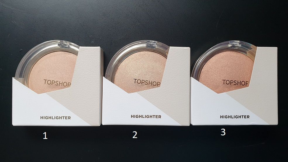 Rozświetlacz Topshop Crescent Moon Afterglow Eclipse Tafla bez drobin