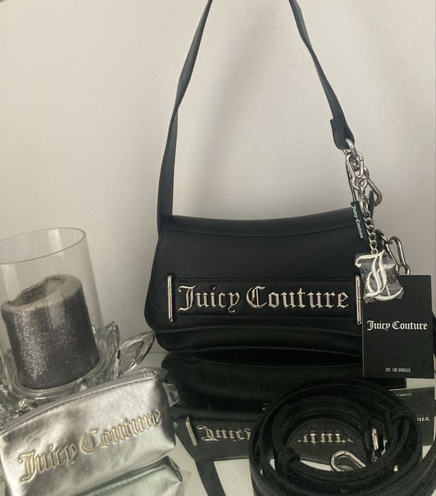 Nowa torebka torebeczka crossbody Juicy Couture + portfelik +breloczek