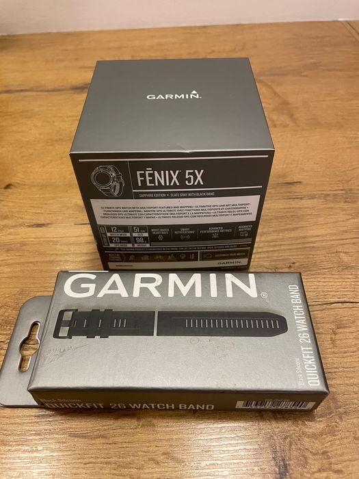 Garmin Fenix 5X fitnes bieganie narty rower mapy