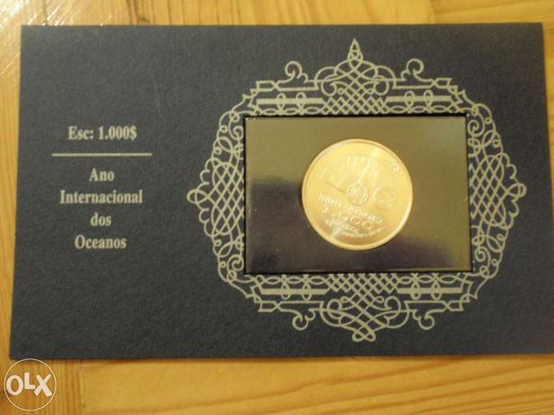 Moeda de prata de 1.000$00 Ano Internacional dos Oceanos