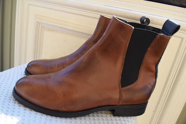 кожаные ботинки челси Tommy Hilfiger р. 39 25,5 см