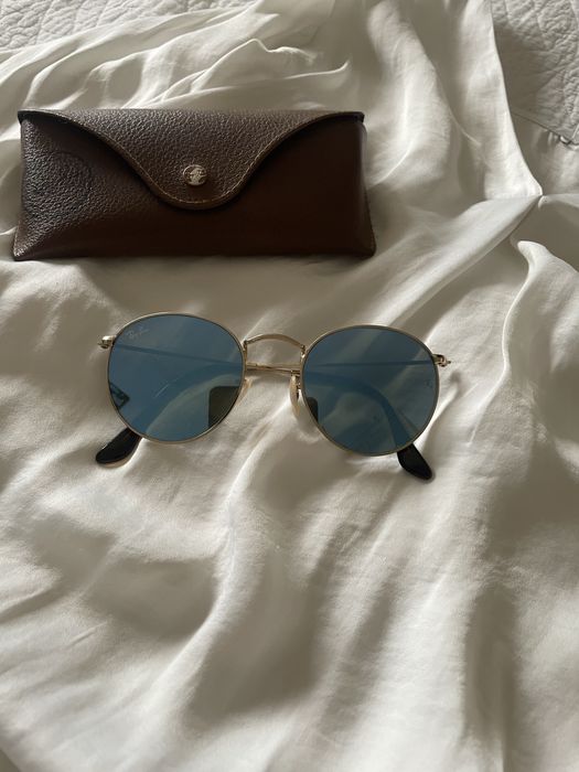 Óculos de sol espelhados azuis - Ray Ban