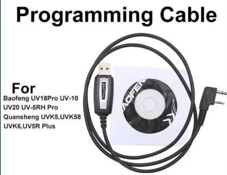 Kabel USB  Baofeng 18Pro 13Plus 17Plus Quansheng UV-K5 (8) UVK6 5RPlus