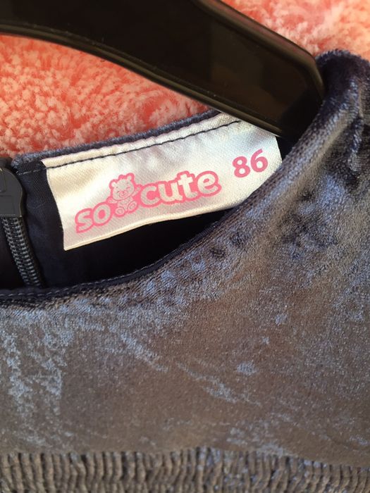 Sukieneczki welurowe