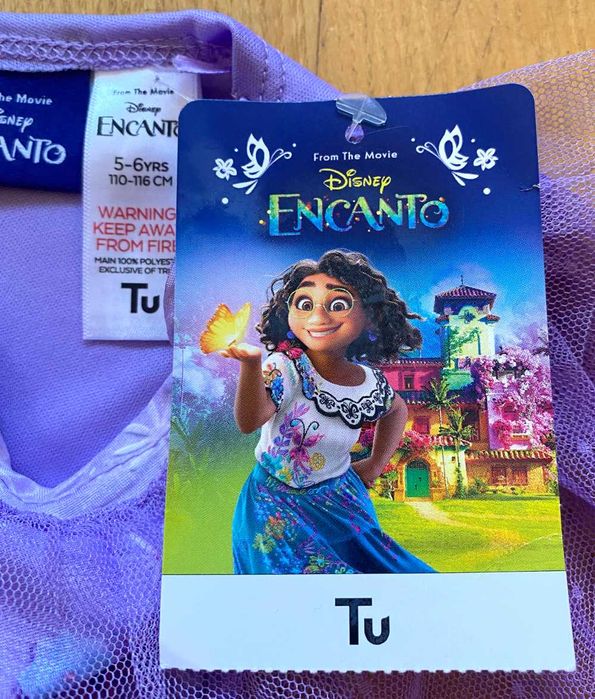 Strój przebranie sukienka Encanto 5-6 lat