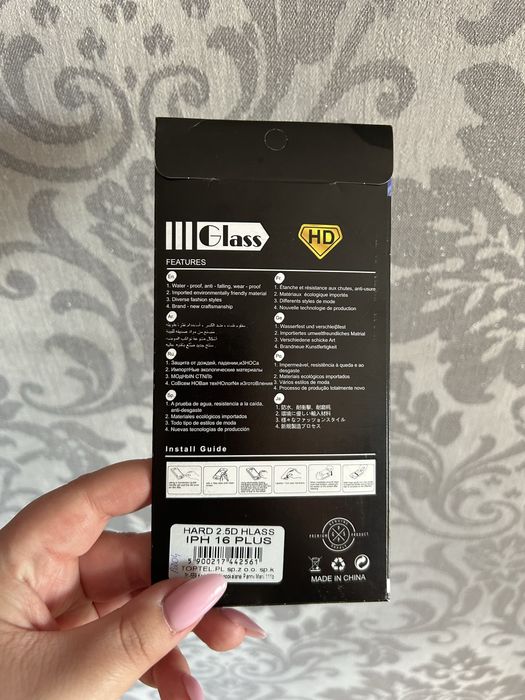 Case iPhone 16 Plus + szkło