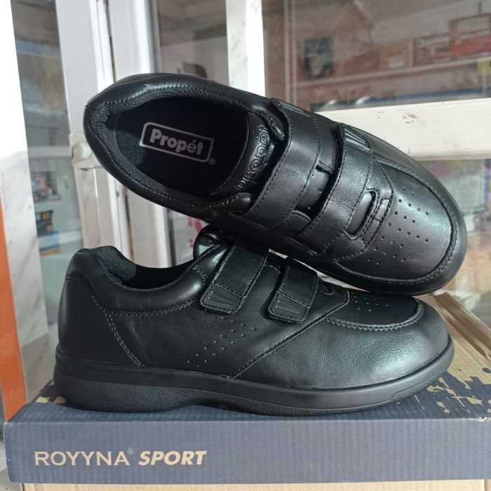 (40-26.5см) Мужские кожаные мокасины на липучке Propet