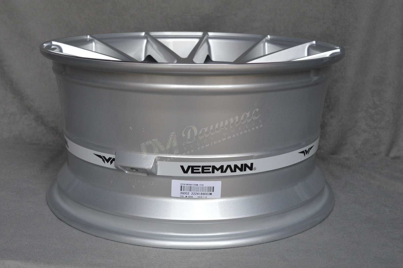 Felgi Veemann V-FS23 18" 9J ET40 5x112 Silver Machined