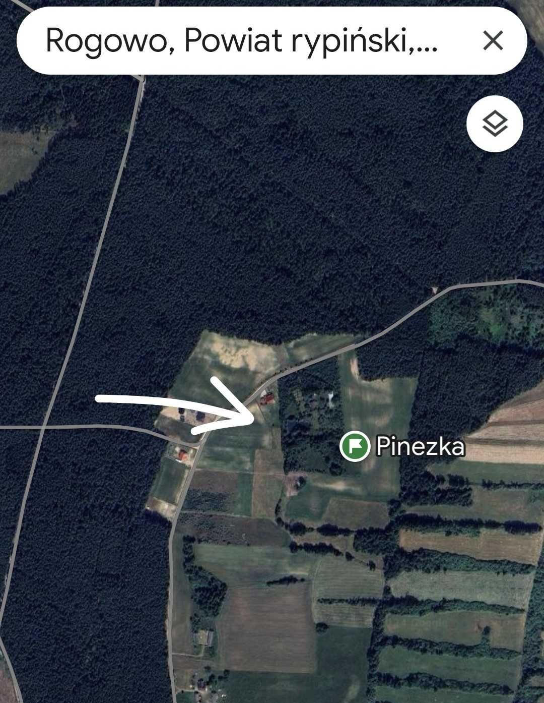 Działka 1460m2 - WZ, media, las, Huta Rypin