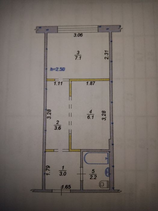 Продається кімната в гуртожитку.
