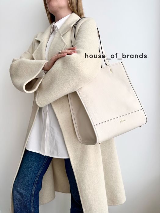 COACH Dempsey Tote Женская кожаная сумочка тоут жіноча сумка шопер
