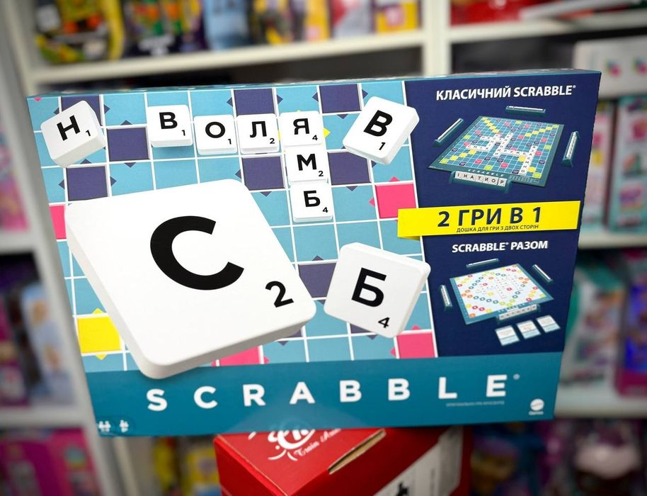Настільна гра Mattel Games Скрабл Оригінал