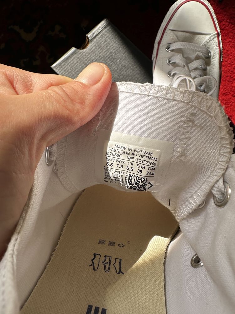 Кеди Converse 38 розмір 24,5 см
