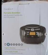 Rádio portátil Nedis Boombox 9 W Bluetooth