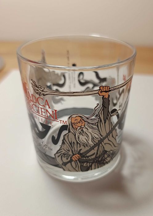Gandalf szklanka Władca Pierścieni Dwie Wieże LOTR