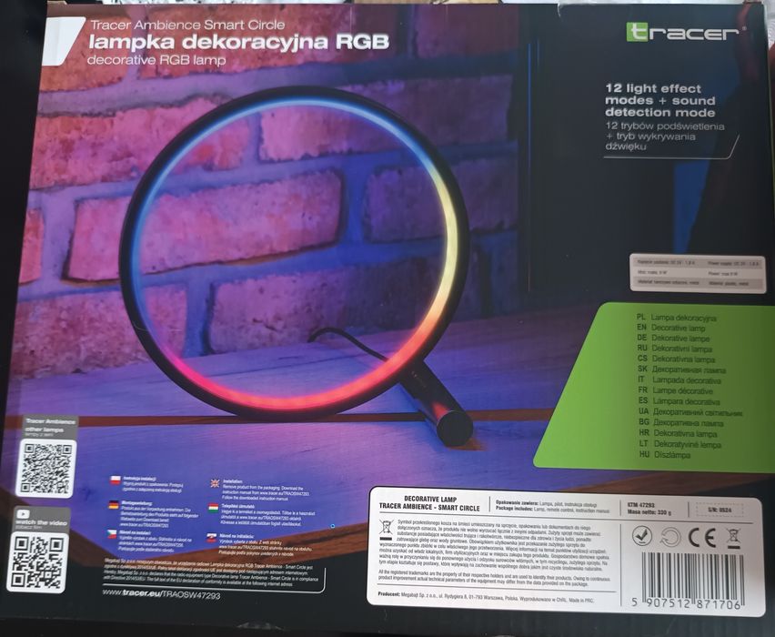 Lampka dekoracyjna RGB