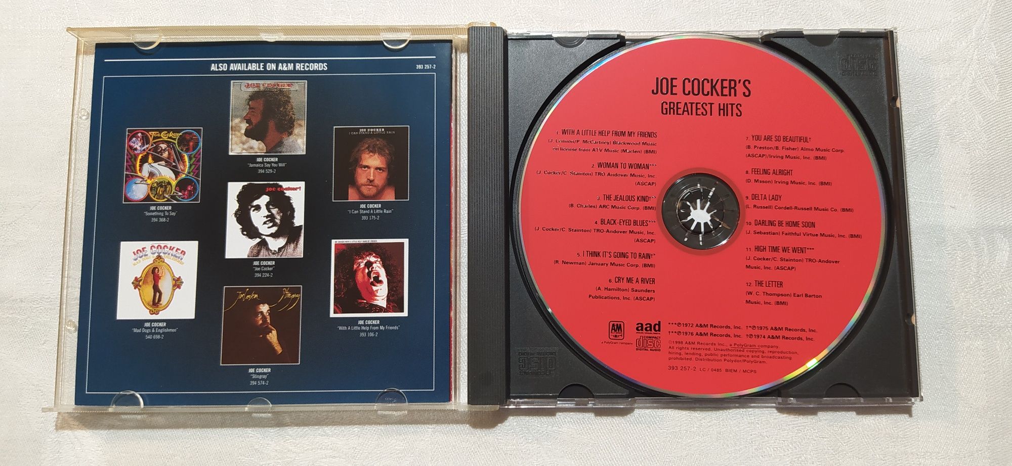 Płyty CD - Joe Cocker / 30 zł komplet