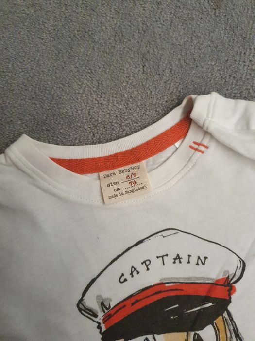 Spodenki jeansowe i tshirty Zara Baby rozmiar 74