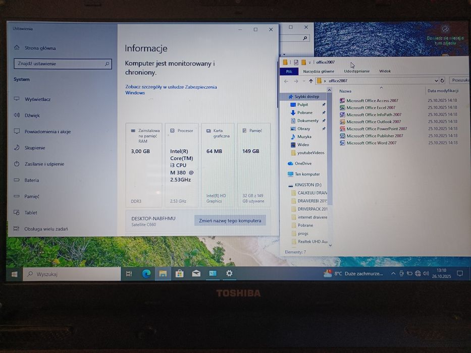 Laptop TOSHIBA C660-1M4