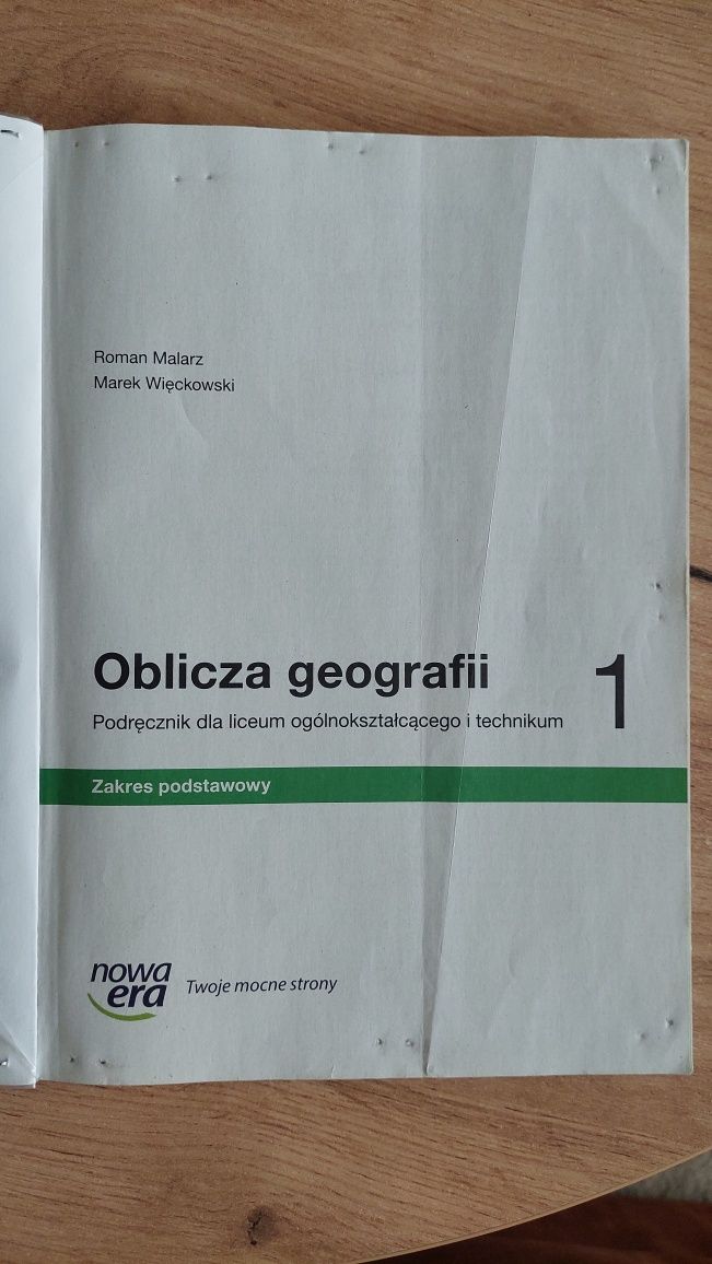 Oblicza geografii 1 podręcznik dla liceum i technikum