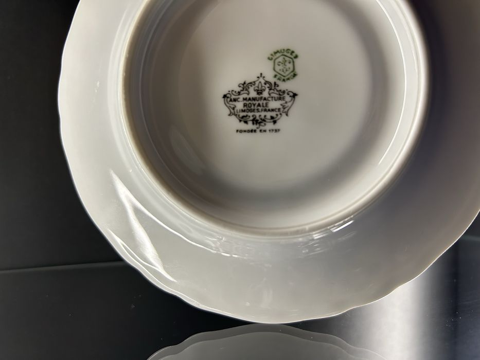 Чайна пара, 200 мл, Limoges , тавро, вінтаж.