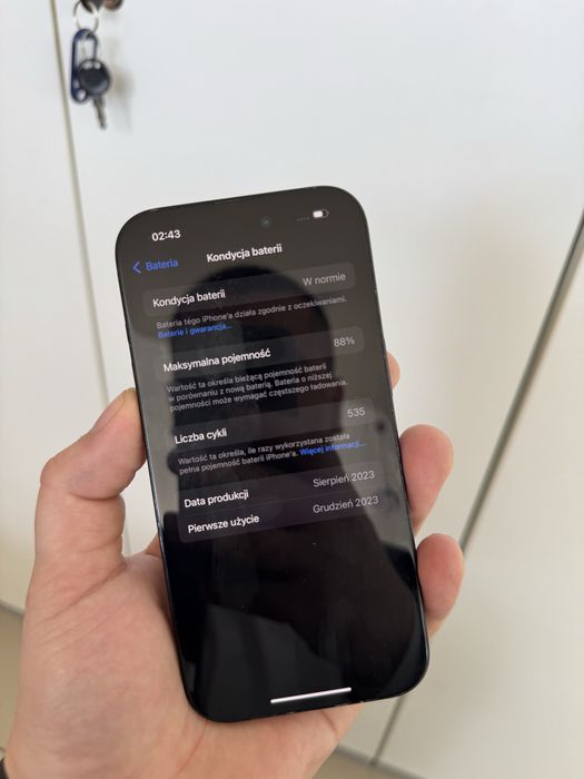 Sprzedam Iphona 15 Czarny 128 GB zestaw +etui apple