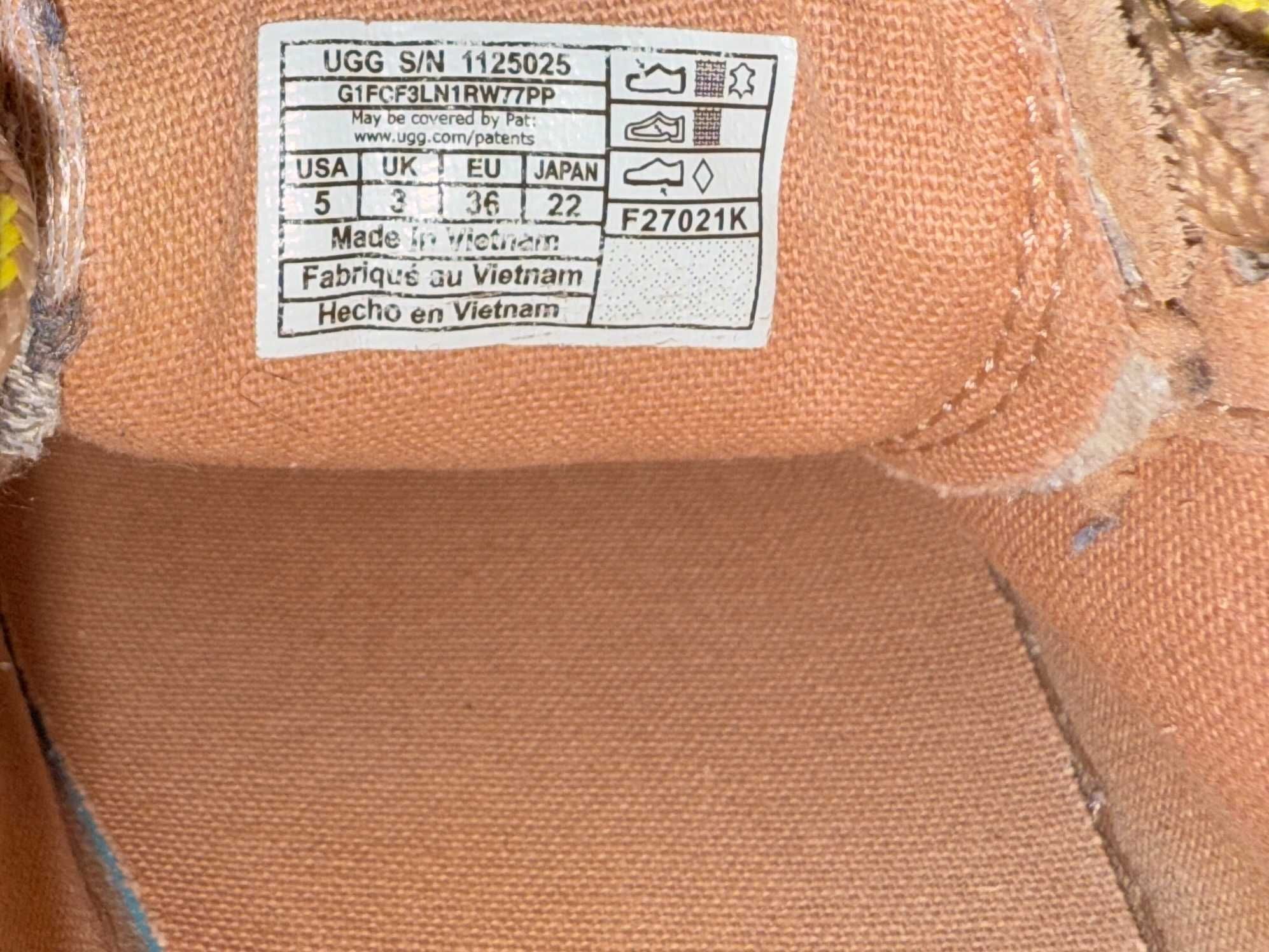 Круті кросівки UGG Women's Marin Logo оригінал р-р 35-36 уст 22,5 см