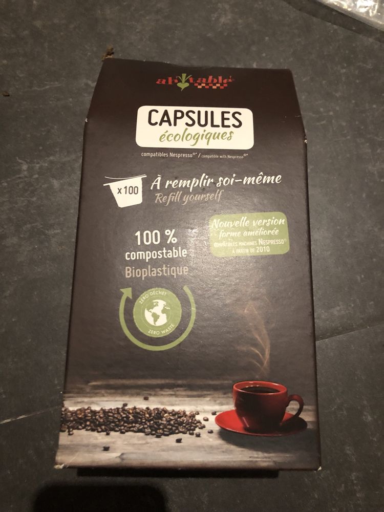 Capsulas de cafe ecologicas NOVO