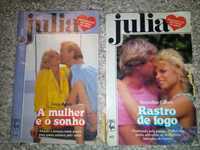 2 livros antigo julia