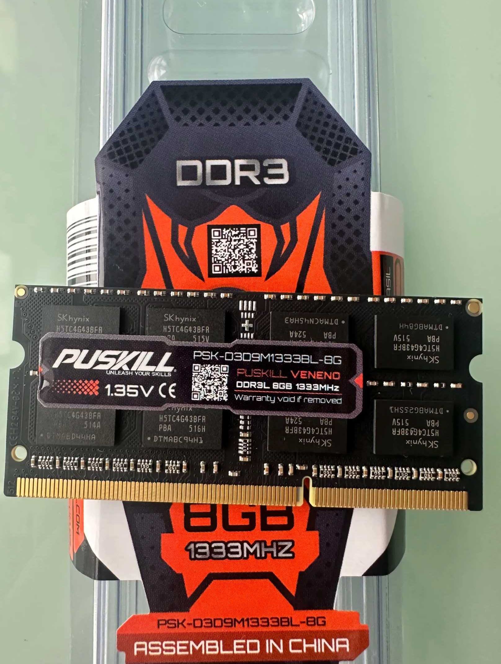 Оперативная память для ноутбуку 8gb DDR3L