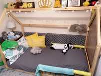Cama de criança estilo montessouri