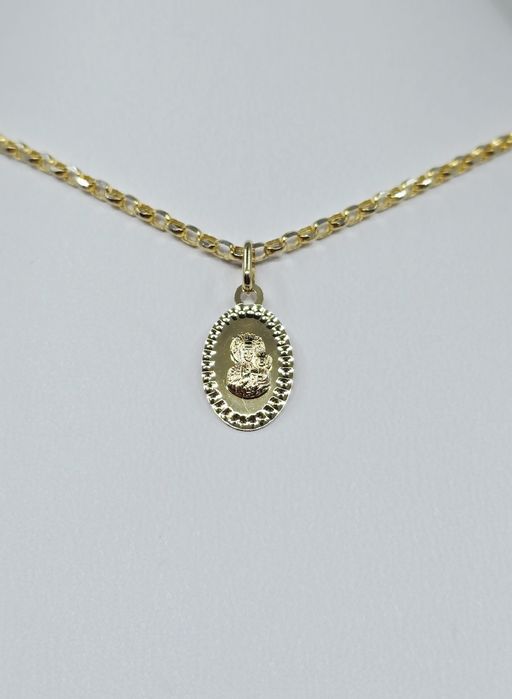 Złota zawieszka Medalik próba 585 14k