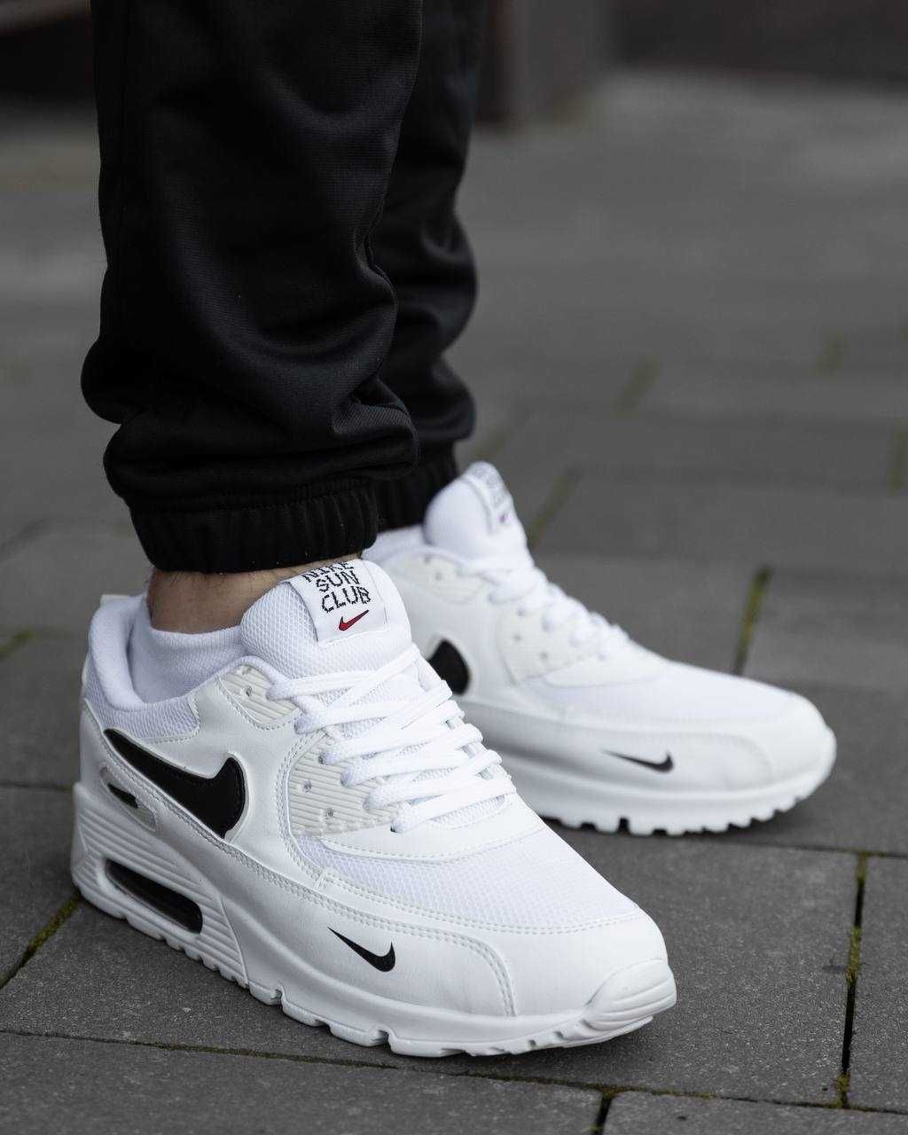 Nike Air Max 90 Чоловічі кросівки весна-літо Найк Еір Макс 90 білі