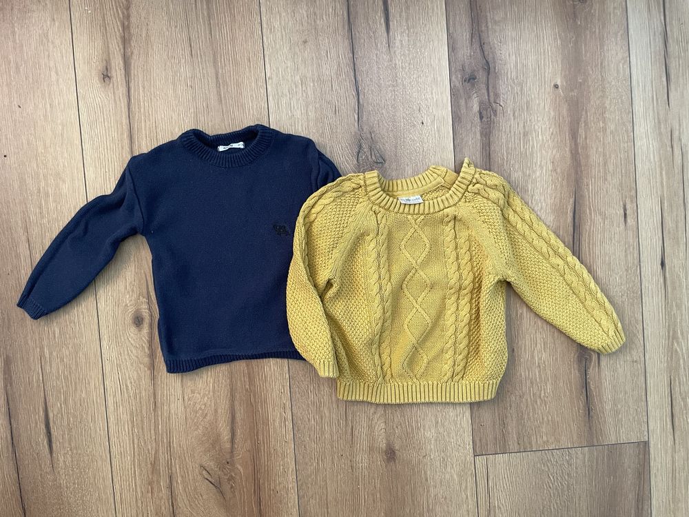 Sweterki prawie jak nowe r. 98