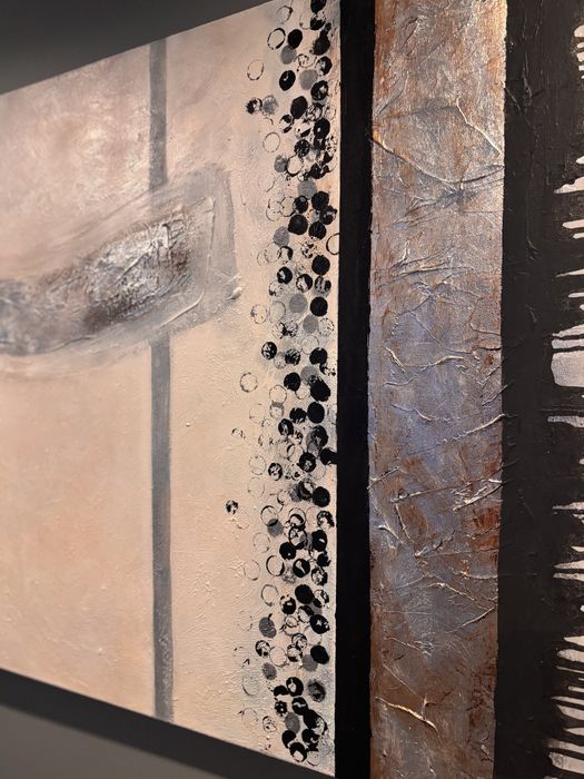 Duży obraz abstrakcyjny 180x80cm recznie malowany olejny