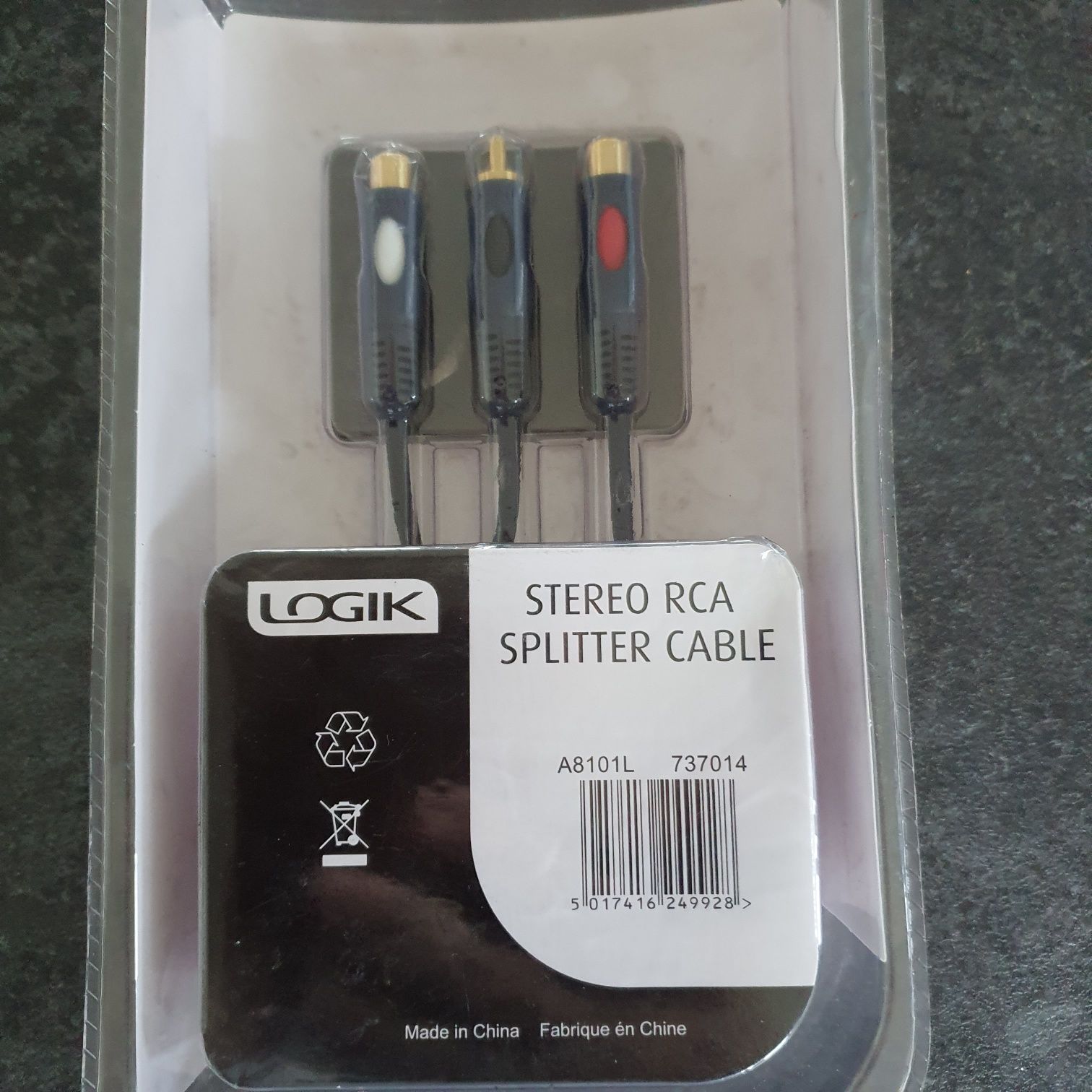 Kabel stereo RCA do 2 RCA