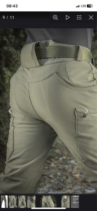 Штаны M-Tac Soft Shell Winter Olive М