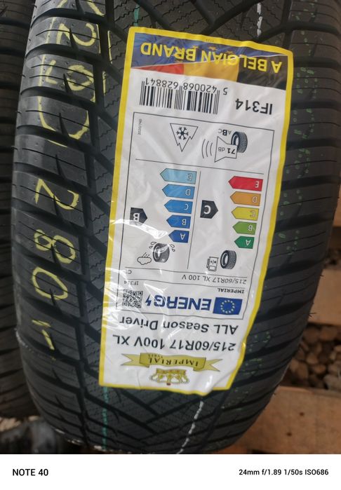 Nowe opony wielosezonowe 215/60/17 Imperial 2024r