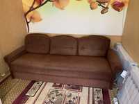 Продам раскладной диван коричневого цвета  2,20мх1,5м. 44кв, 44 кварта